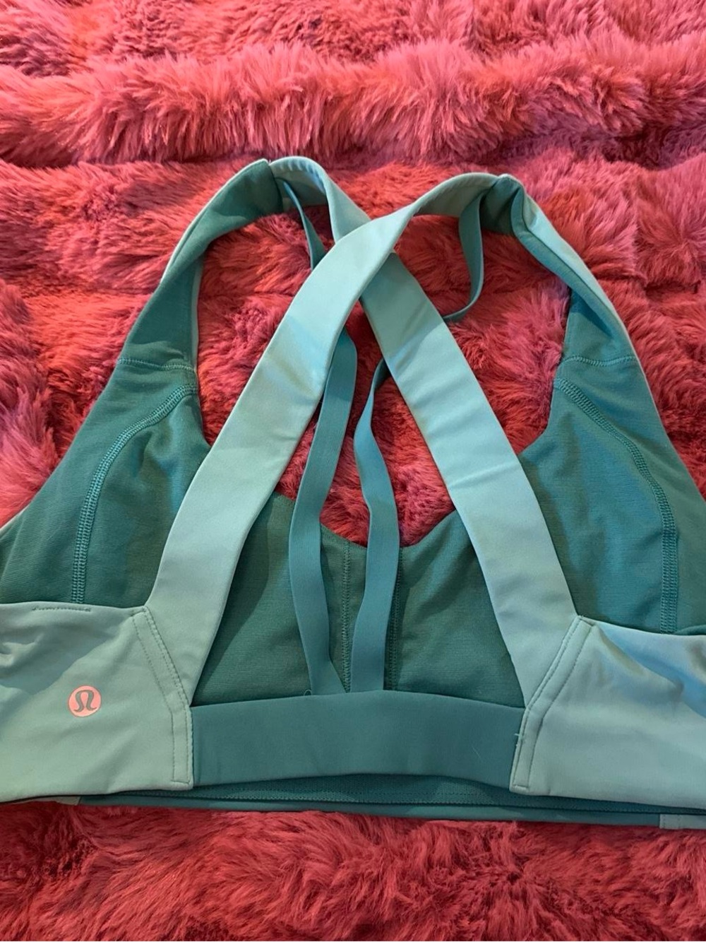 lululemon teal sports bra